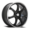 Maxxim KN77D04405 Knight 17x7 8x100/114.3 ET40 Gloss Black Lip Polish