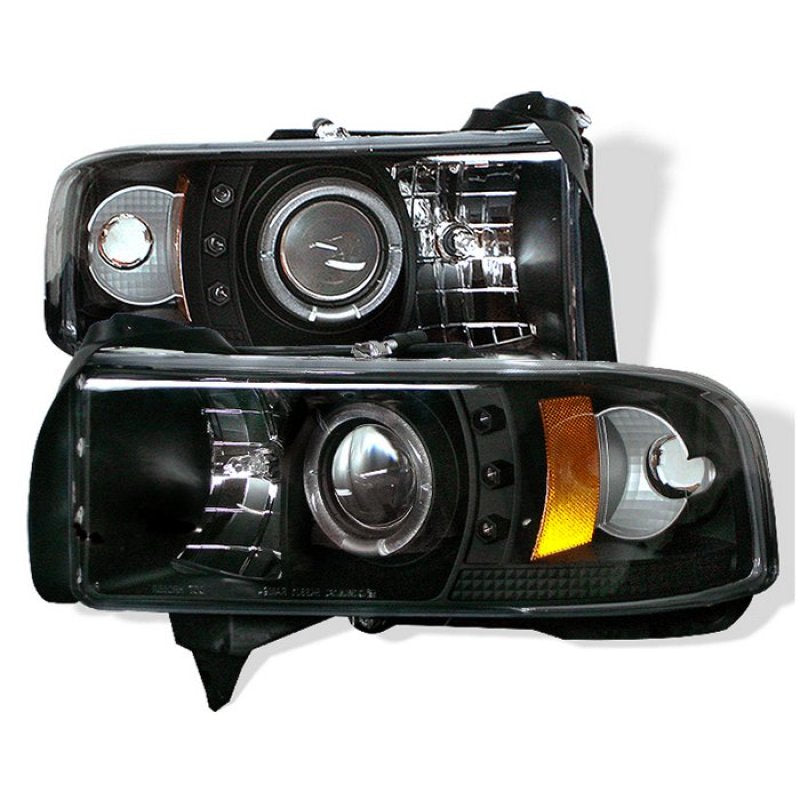 Spyder 5010063 fits Dodge 94-01 Ram 1500 94-02 Projector Headlights CCFL Halo L