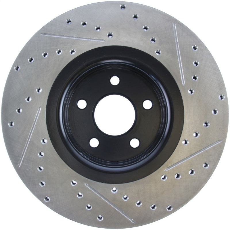 Stoptech 127.65146R 14+ fits Ford Focus ST w/ 335mm Brakes Front Right Slotted & Drilled Rotor