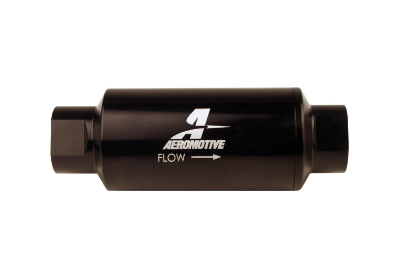 Aeromotive 12350 In-Line Filter 10AN 10 Micron Microglass Element Bright-Dip Bl