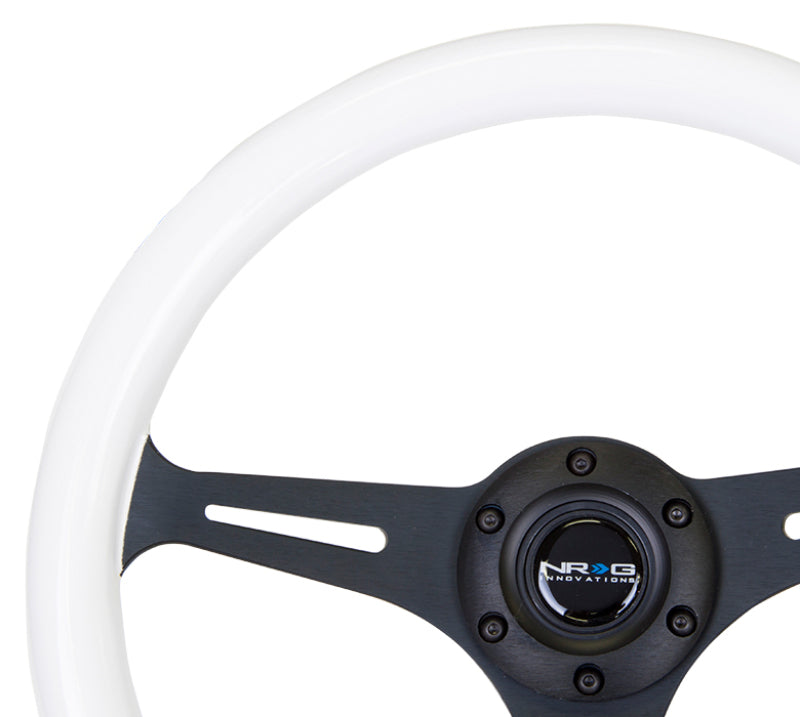 NRG ST-015BK-GL ST-015BK-GL Classic Wood Grain Steering Wheel Glow-N-The-Dark