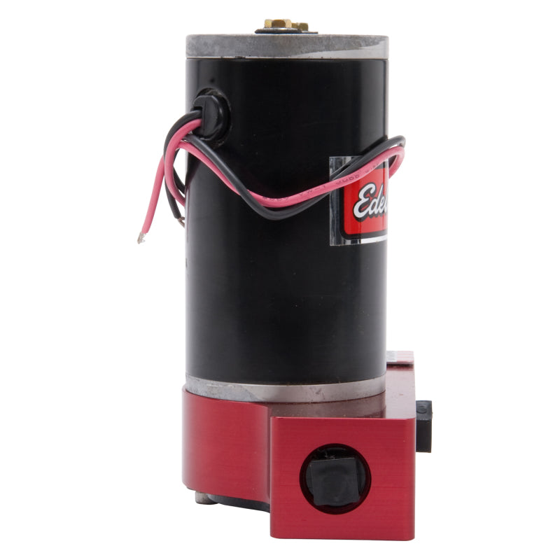 Edelbrock 182051 Fuel Pump Electric Quiet-Flo Carbureted 120GPH 3/8In In 3/8In Out 120 GPH Red
