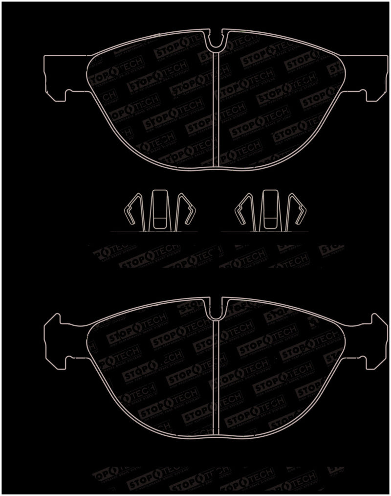 Stoptech 308.1381 Street Brake Pads - Front