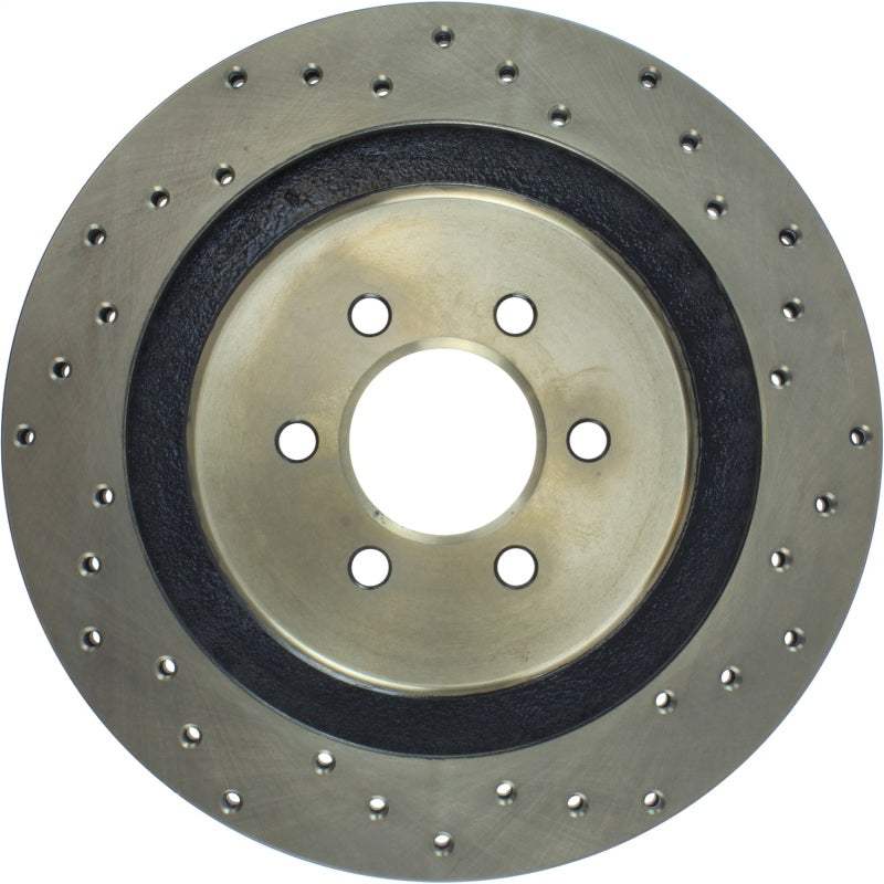 Stoptech 128.63037CR 92-02 Dodge Viper Drilled Rear Right Cryo Rotor