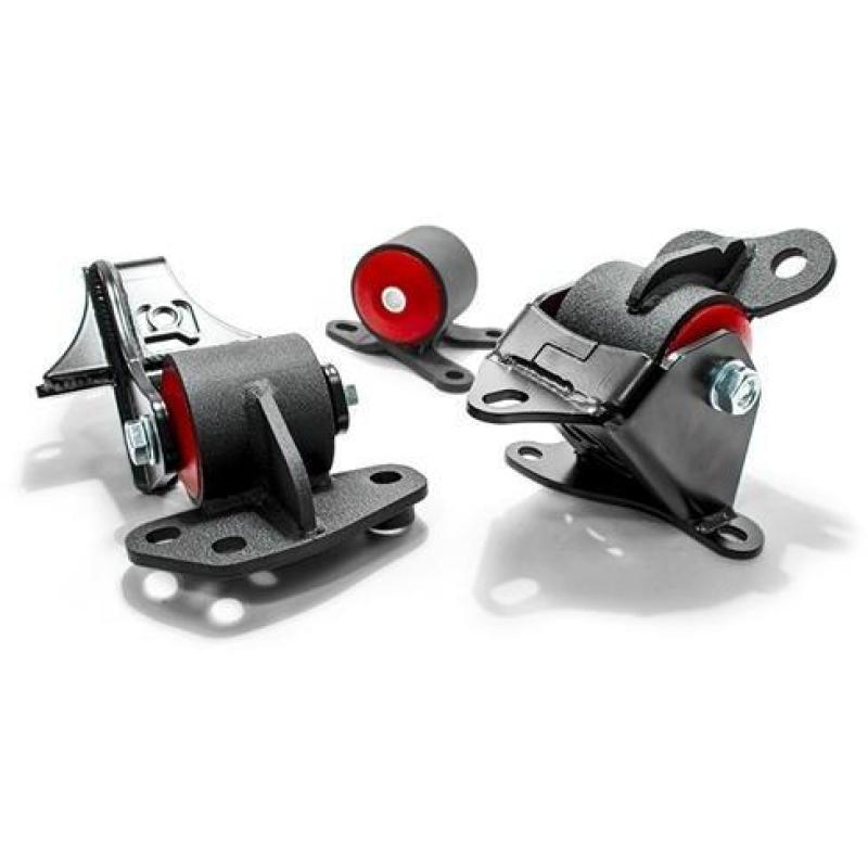Innovative Mounts Innovative 10052-95A 96-00 Civic D-Series Black Steel Mounts 9
