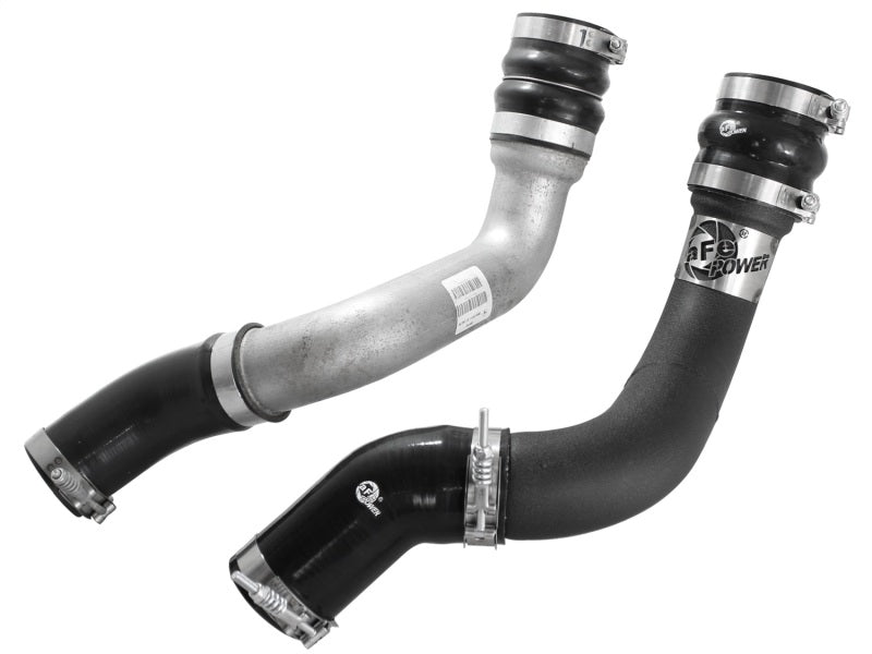 AFE 46-20139-B unner 3in Black Intercooler Tube Cold Side w/ Couplings & Clamps