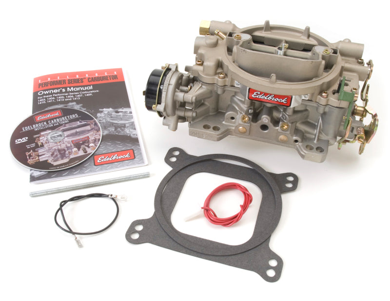 Edelbrock 1409 Carburetor Marine 4-Barrel 600 CFM Electric Choke