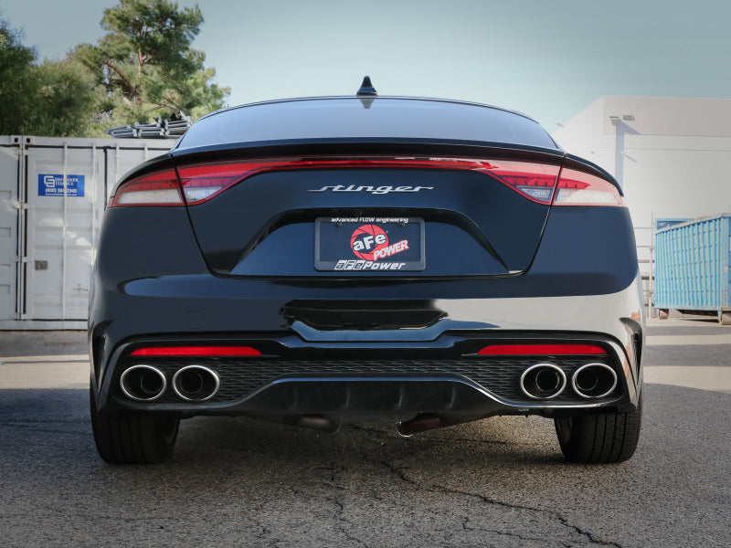 AFE 49-37024 fits Kia Stinger L4-2.5L Turbo Gemini XV 3in to Dual 2-1/2in Cat-B