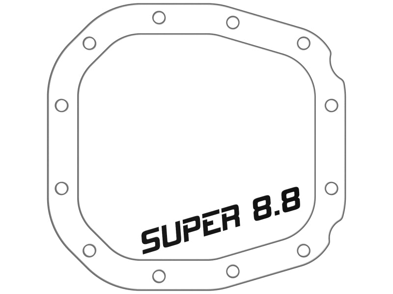 AFE 46-71181B ifferential Cover (Black Machined; Pro Series); 15-19 fits Ford F