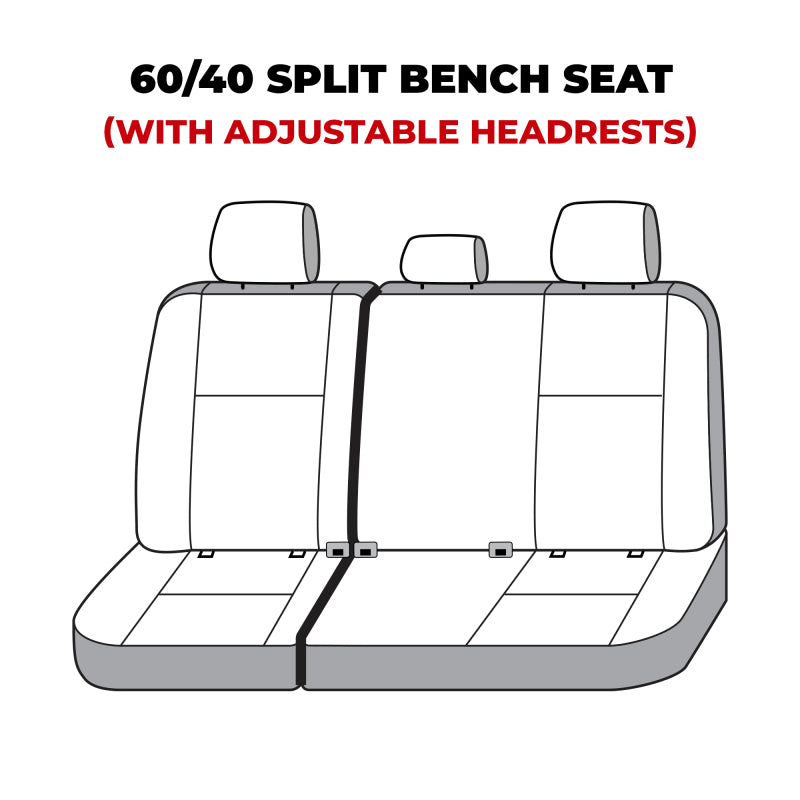 Covercraft SS7534WFBK Endura Waterproof Polyester SeatSaver Custom Third Row