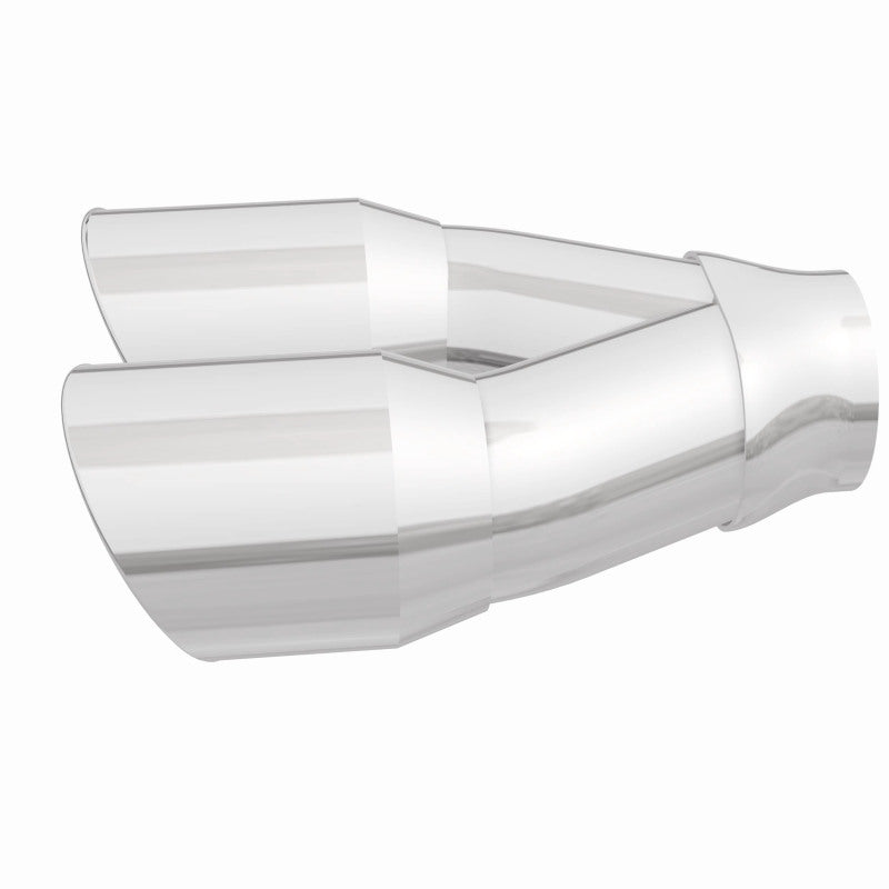 MagnaFlow 35226 Double Wall 3in Dual Round Polished Tip 2.25in Inlet