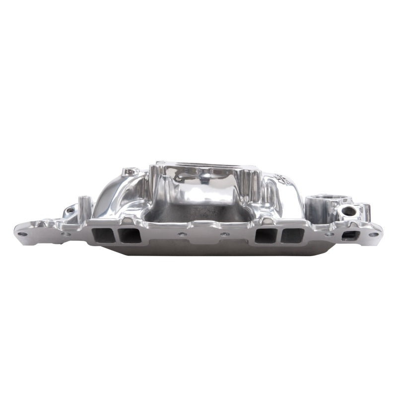 Edelbrock 26011 fits SBC Perf Air Gap Manifold Polished