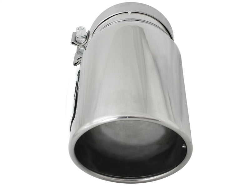 AFE 49T50601-P12 Exhaust Tip Bolt On Polished 5in Inlet x 6in Outlet x 12in Lo
