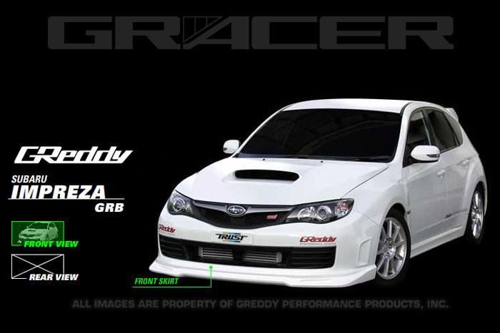 GReddy 17060054 08+ WRX & STi Front Lip Spoiler ** Must ask/call to order**
