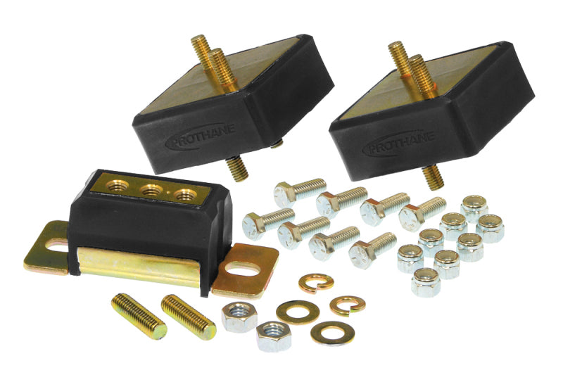 Prothane 1-1905-BL fits Jeep Motor & Trans Mount Kit - Black