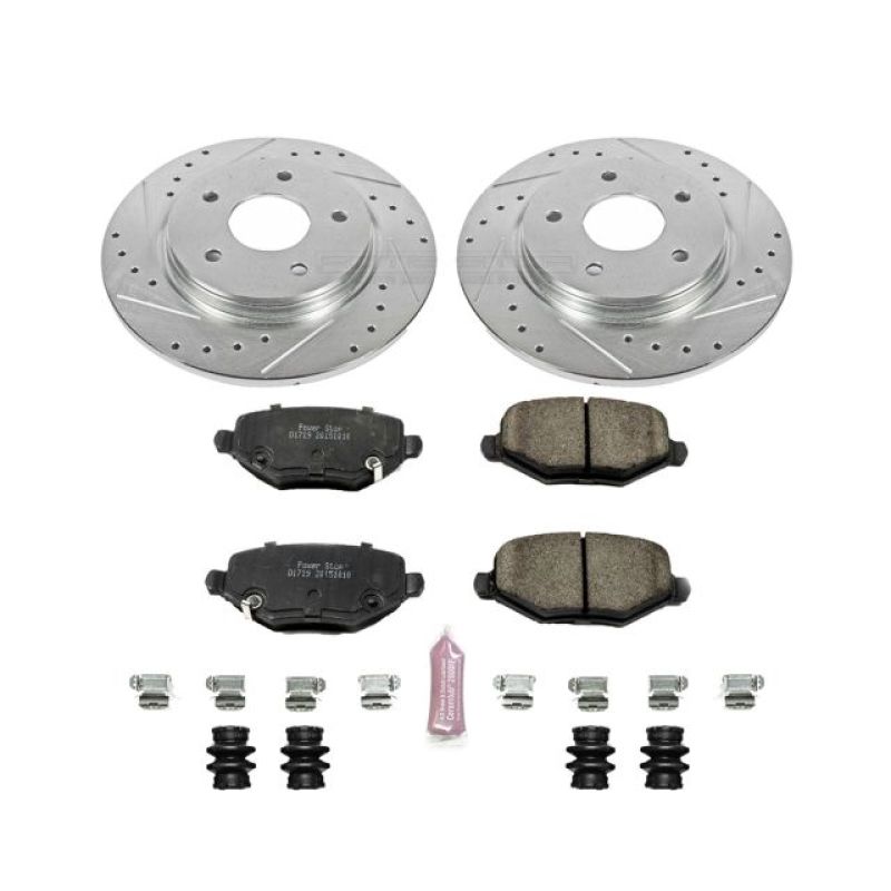 PowerStop fits Chrysler 12-16 Town & Country Rear Z23 Evolution Sport Brake Kit