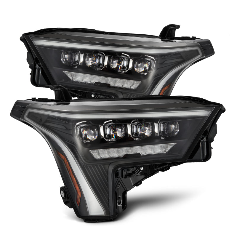 AlphaRex 880862 22-23 fits Toyota Tundra NOVA-Series Headlights Black w/White