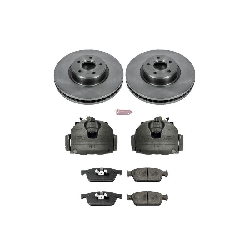 Power Stop KCOE6479 13-14 fits Ford Focus Front Autospecialty Kit w/Cals