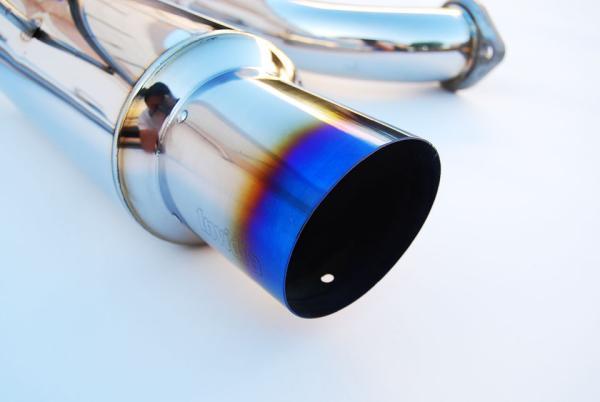Invidia HS08SW4GTT 08-09 WRX Sedan 76mm (101mm tip) REGULAR Titanium Tip Cat-bac