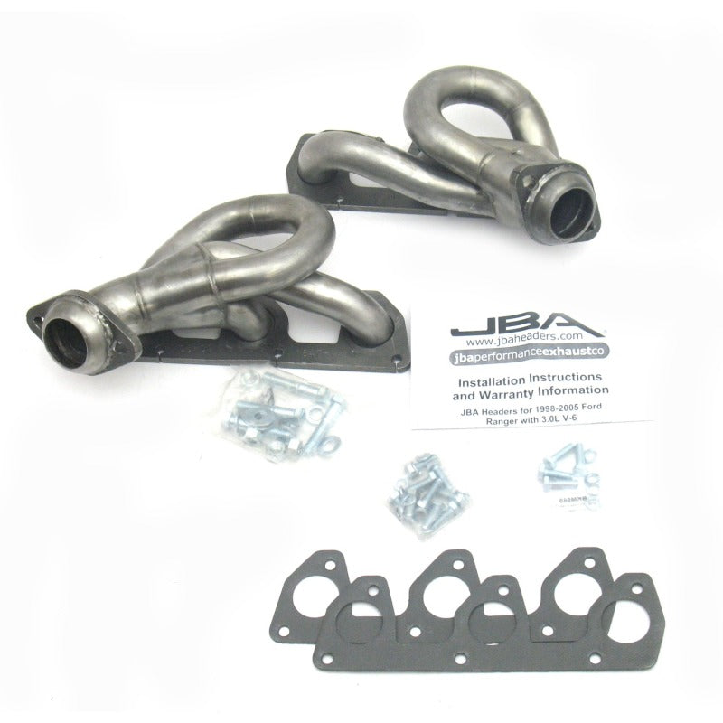 JBA 1647S-1 fits Ford 02-08 Ranger 3.0L V6 w/o EGR 1-1/2in Primary Raw 409SS Cat4Ward Header