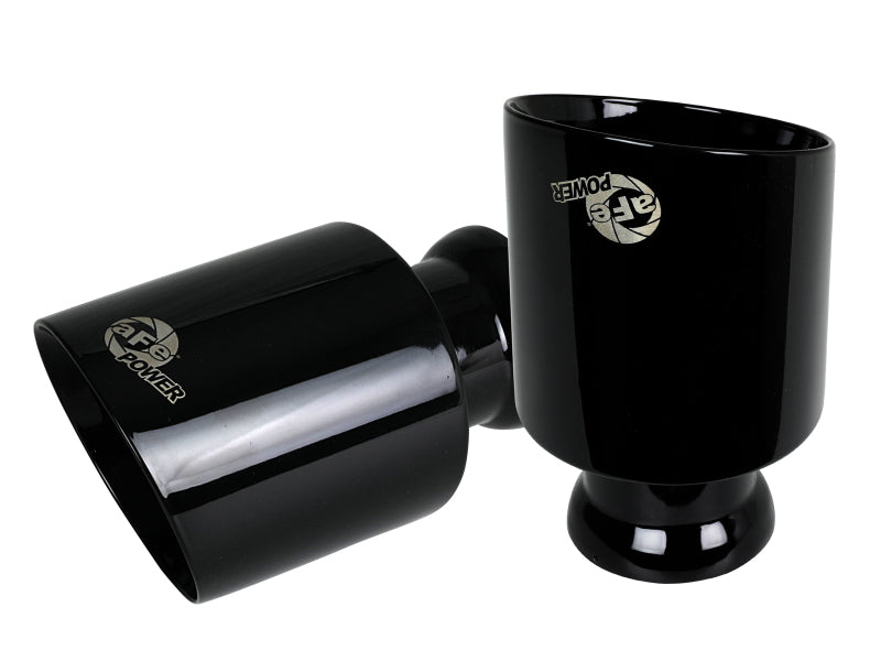 AFE 49C32068-B orce-XP 4-1/2in Black OE Replacement Exhaust Tips - 15-19 fits D