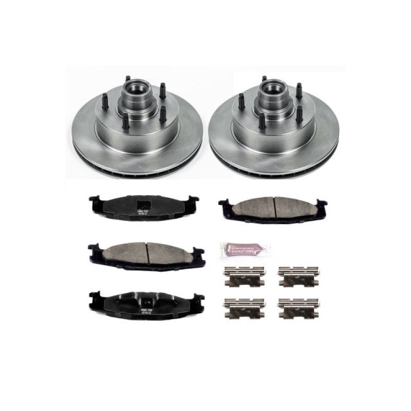 PowerStop KOE1831 fits Ford 94-01 E-150 Front Autospecialty Brake Kit