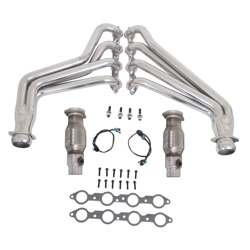 BBK 40210 Camaro LS3 L99 Long Tube Exhaust Headers With Converters - 1-3/4 Silv