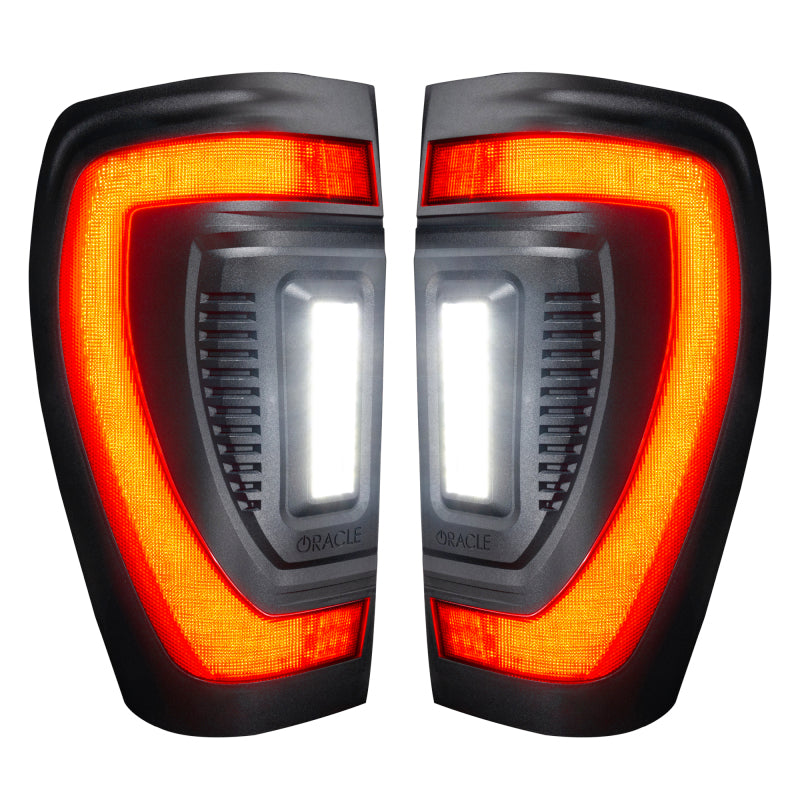 ORACLE Lighting 5927-504-T Oracle 19-23 fits GMC Sierra Black Series Flush Style LED Tail Lights - Factory Halogen