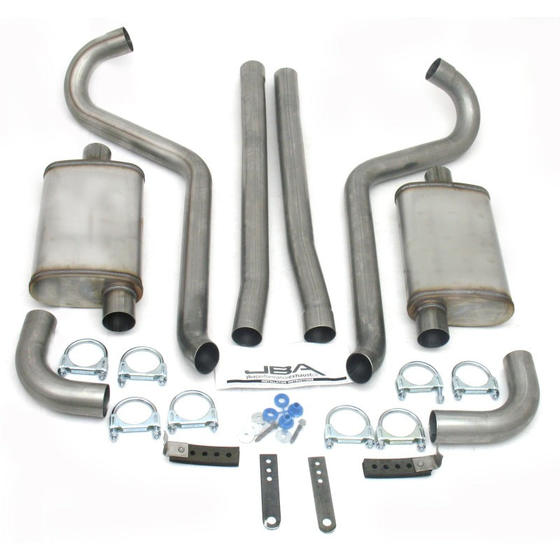 JBA 40-2650 65-70 fits Ford Mustang 260-428 409SS Dual Turn Down Header Back Exhaust