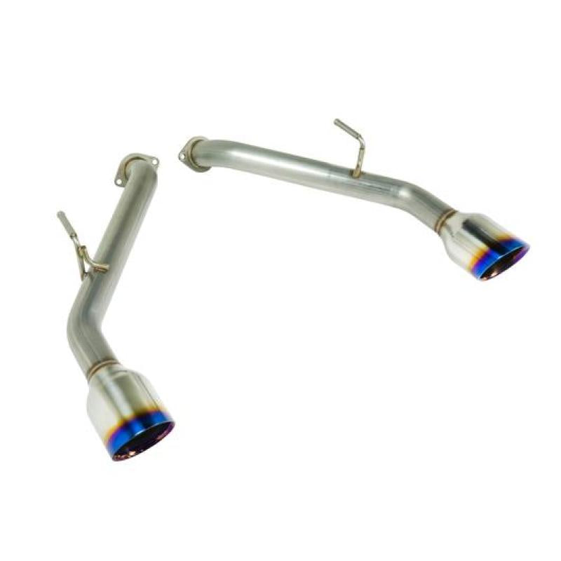Remark RO-TTQ5-D fits Infiniti Q50 Axle Back Exhaust Burnt Double Wall Tip