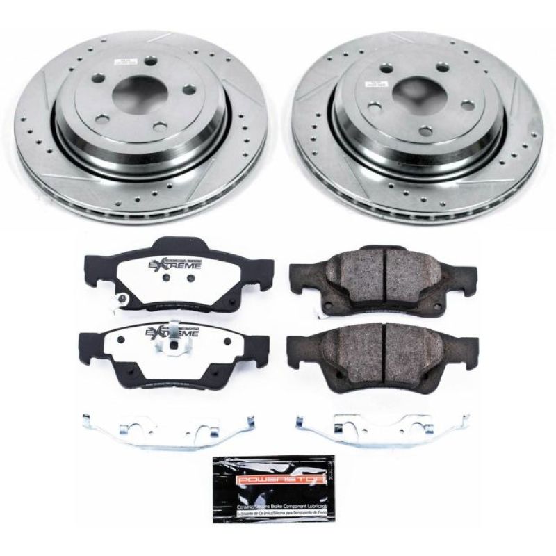 PowerStop K5953-36 11-19 fits Dodge Durango Rear Z36 Truck & Tow Brake Kit