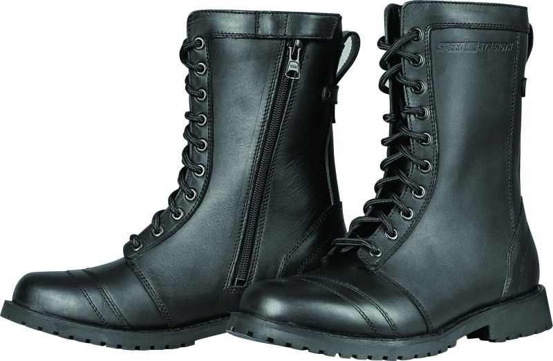 Speed and Strength 880475 Fast Times Leather Boots Black Womens Size - 6