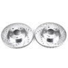 PowerStop fits Infiniti 96-99 I30 Front Evolution Drilled & Slotted Rotors -