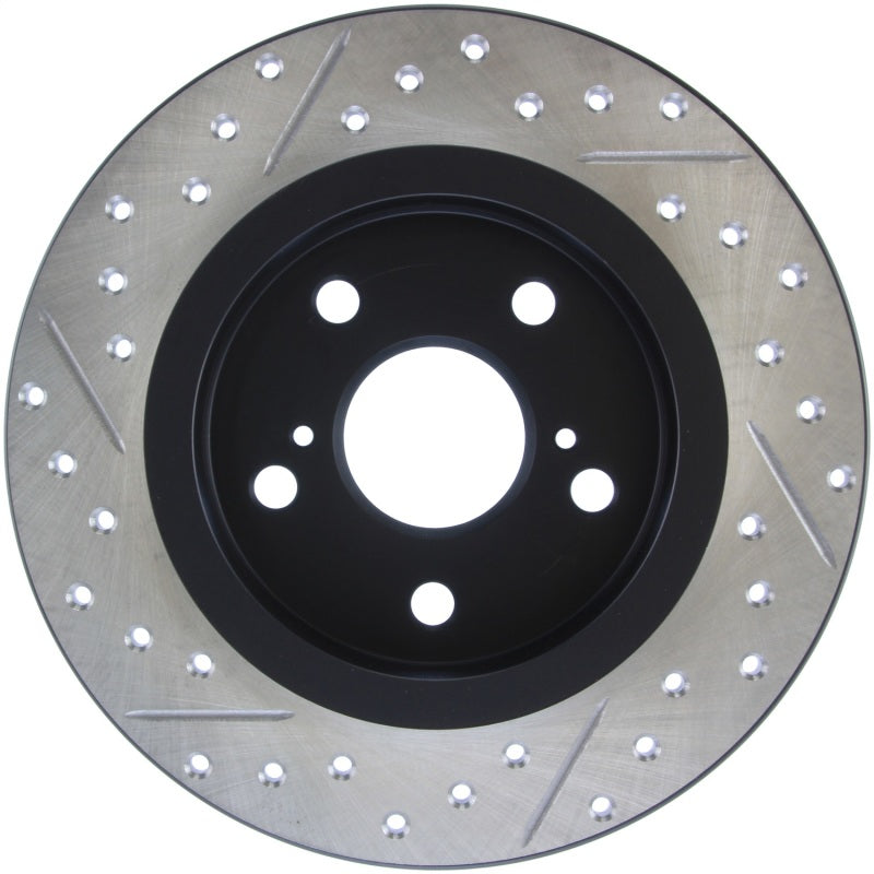 Stoptech 127.44179L SportStop 10-13 Scion tC Slotted & Drilled Left Rear Rotor