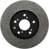 Stoptech 128.40057R 06-08 Honda Civic Si Cross Drilled Right Front Rotor