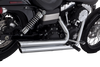 Vance and Hines 17958 Vance & Hines HD Dyna 06-09 Big Shots Staggered Chrome