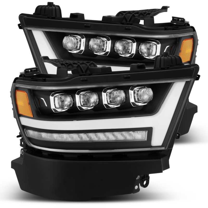 AlphaRex 880518 fits Ram 19-20 1500HD NOVA LED Proj Headlight Plank Style Matte