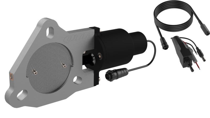 QTP QTEC30 3in Bolt-On QTEC Electric Cutout Valve - Single