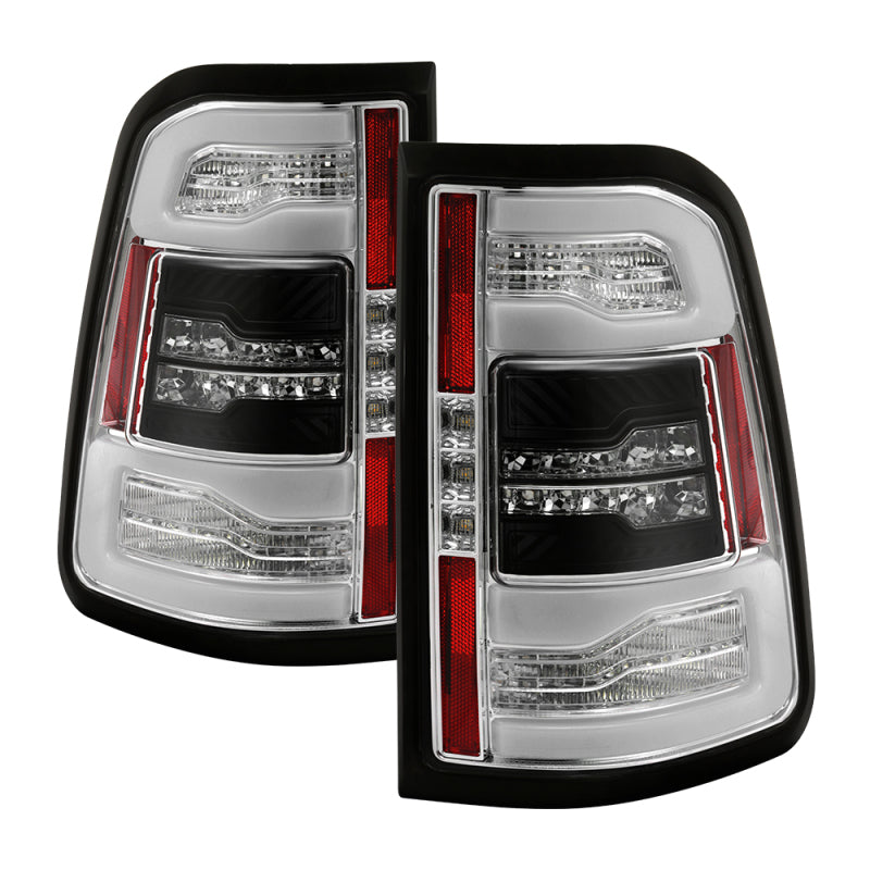 Spyder 5087300 fits Dodge 19-20 Ram LED Tail Light Chrome ALT-YD-DR19HAL-SEQ-C