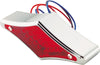 Bikers Choice 490307 Chrome Diamond LED Taillight Red Lens Universal Custom