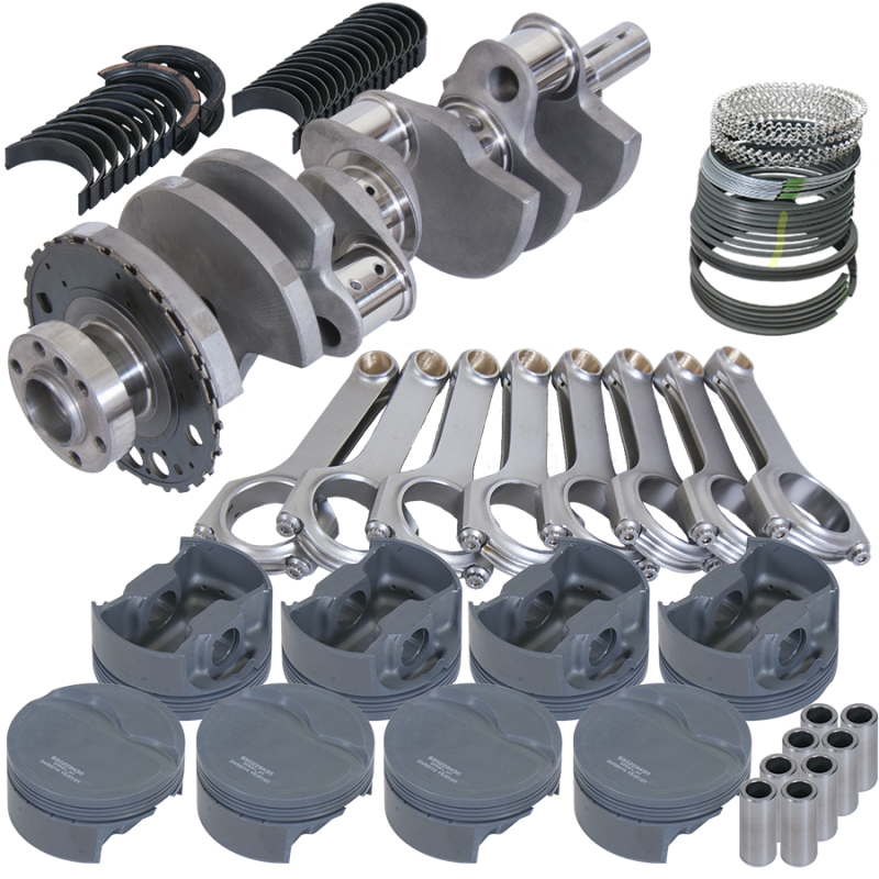 Eagle 129084135 fits Chevy LS7 4.000in Crank 24 Tth Reluctor 6.125in H-Beam -18cc 4.135in Pistons Rotating Assembly