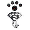AutoMeter 2208-06 Autometer Designer Black Direct Fit Dash Kit 55-59 fits Chevy Truck (1 x 3-3/8in. / 4 x 2-1/16in.)