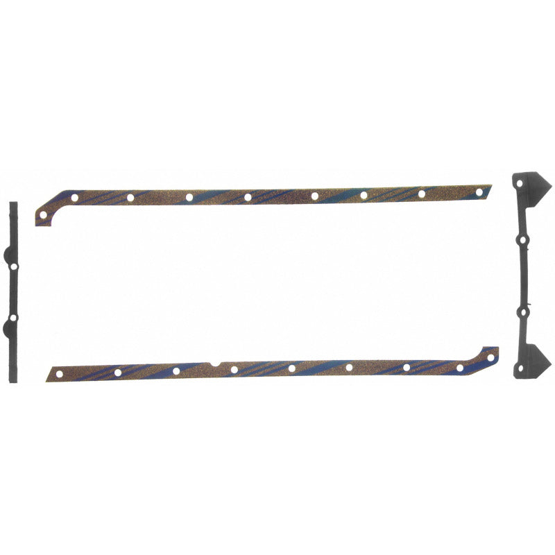 Fel-Pro OS12705C1 fits Dodge D150 OS 12705 C-1 Engine Oil Pan Gasket Set Blue Stripe cork-rubber