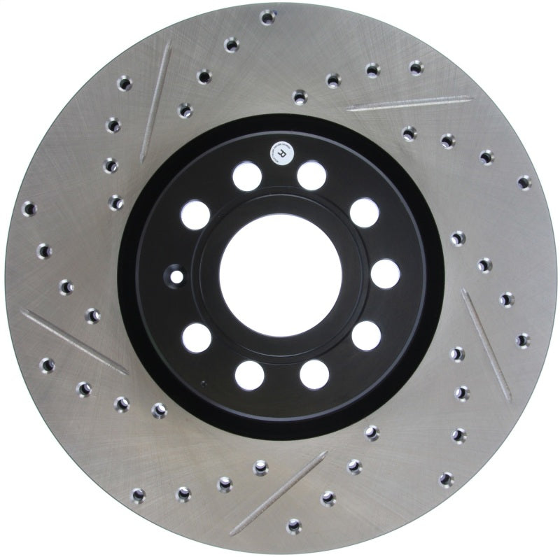 Stoptech 127.33098R Slotted & Drilled Sport Brake Rotor