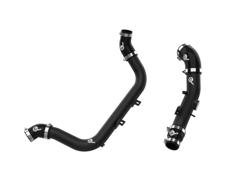 AFE 46-20634-B unner Aluminum Hot and Cold Charge Pipe Kit Black 17-20 fits Hyu