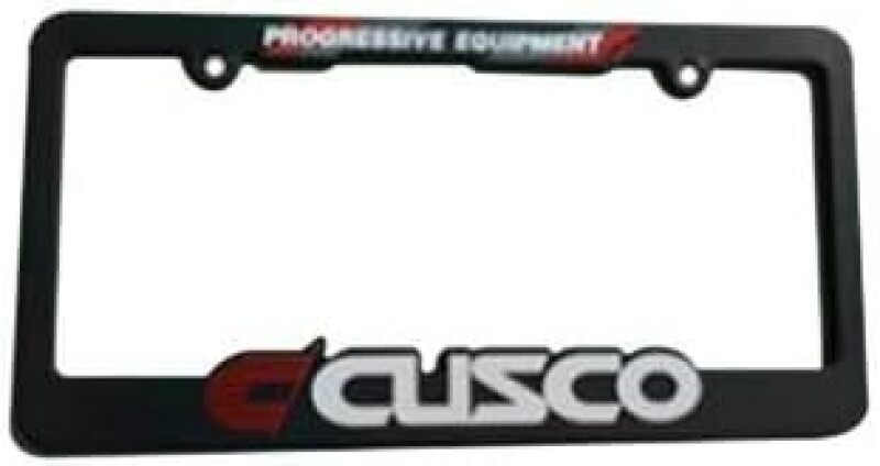 Cusco LPF BK License Plate Frame Black Usdm Spec Limited