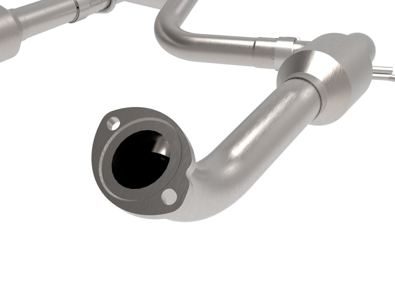 AFE 48-46011-RC fits Toyota Tacoma 16-17 V6-3.5L Twisted Steel Y-Pipe w/ Cat