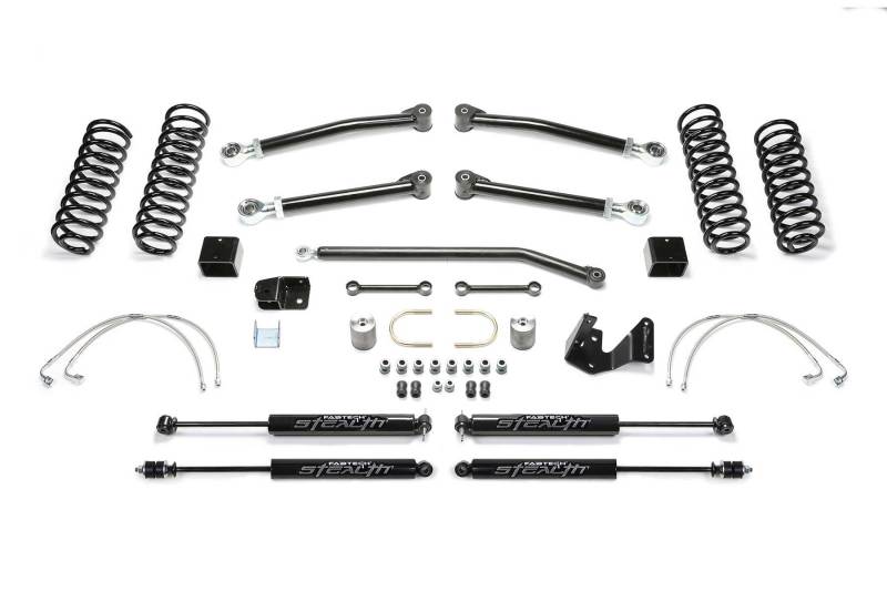 Fabtech K4052M fits Jeep 07-18 JK 4-Door 3in Trail Ii w/Stealth