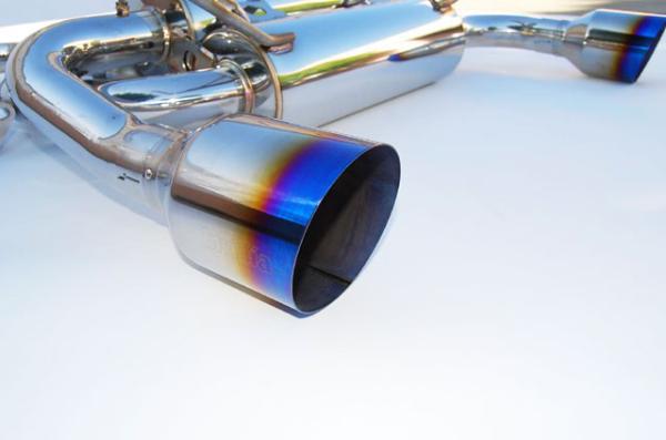 Invidia HS07IG7GIT 07+ fits Infiniti G37 Coupe Gemini Single Layer Titanium Tip