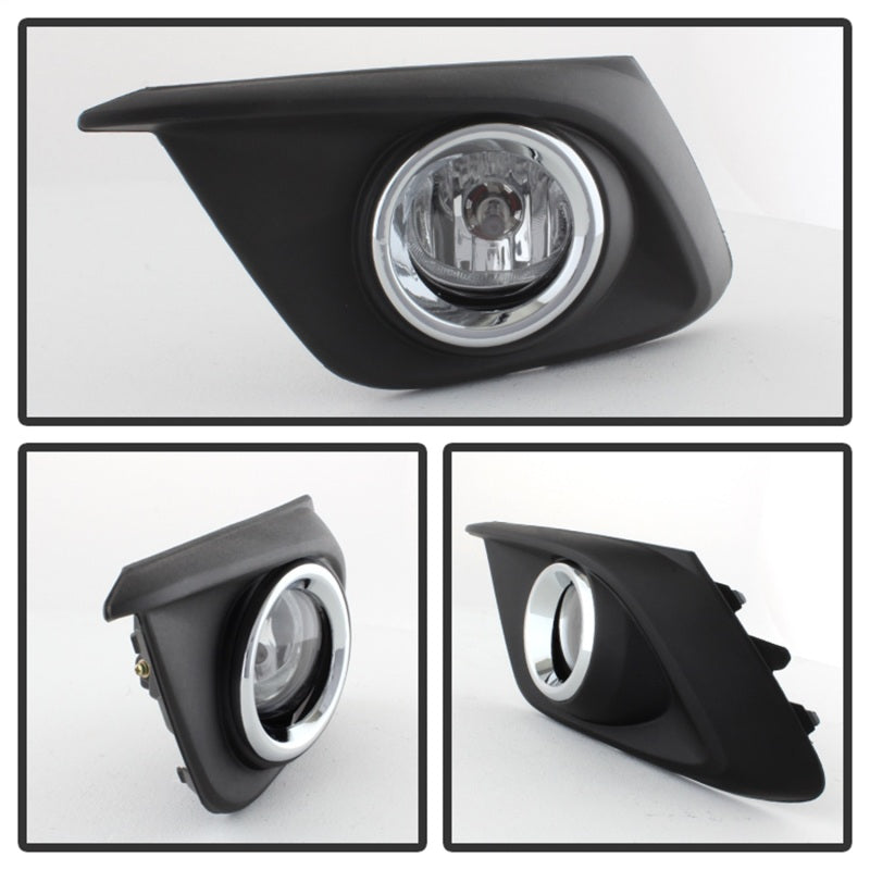 Spyder 5077776 fits Mazda 3 2014+ OEM Fog Light w/Switch- Clear FL-MM32014-C
